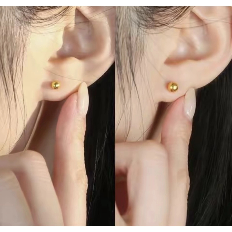 铜合金耳饰 精工耳饰 豆豆耳钉