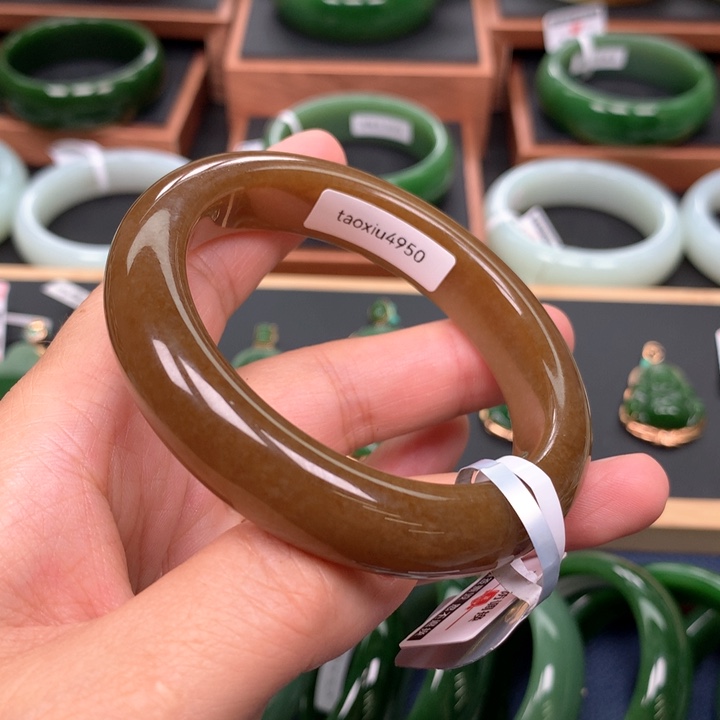 和田玉（糖玉）手镯未镶嵌55