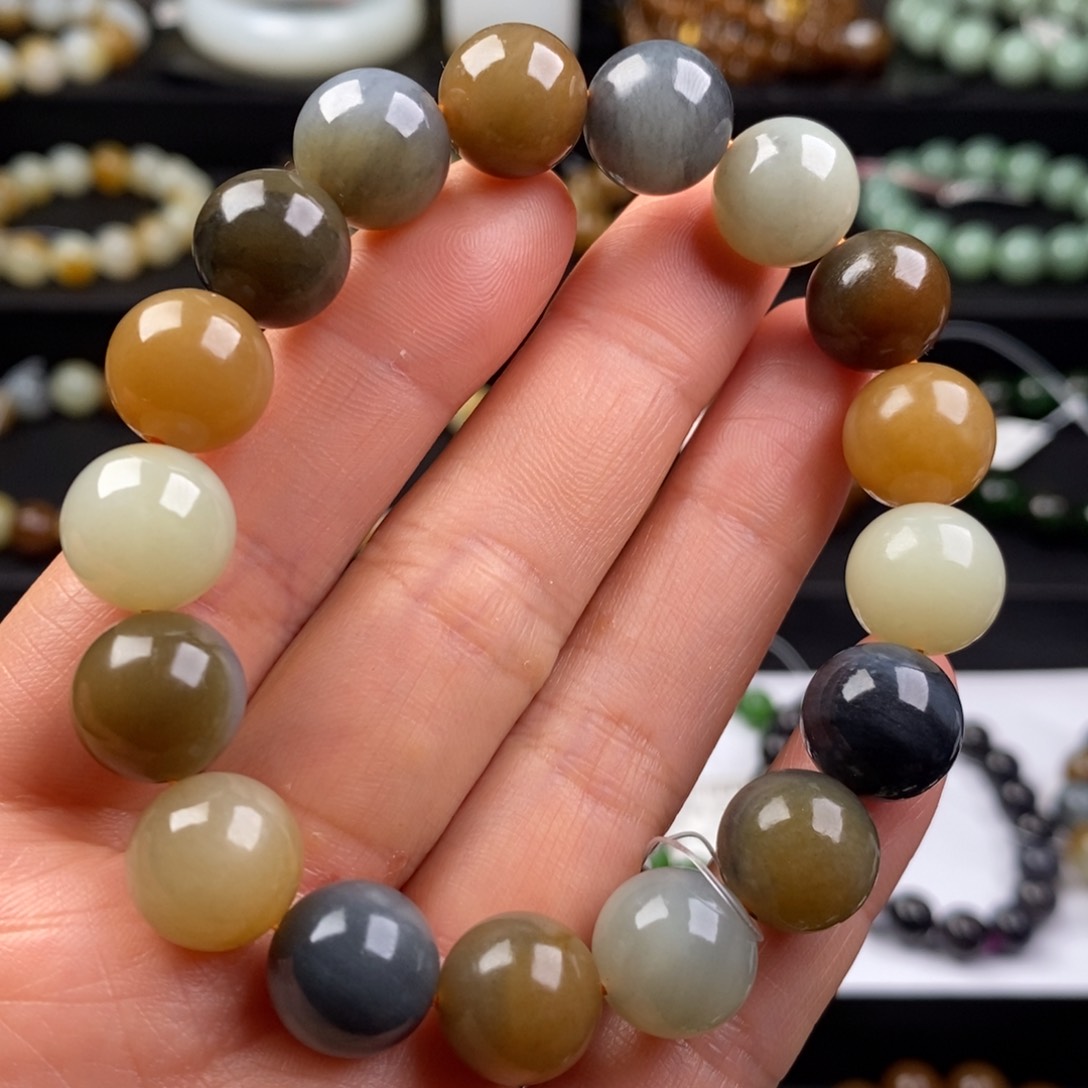 和田玉手串未镶嵌