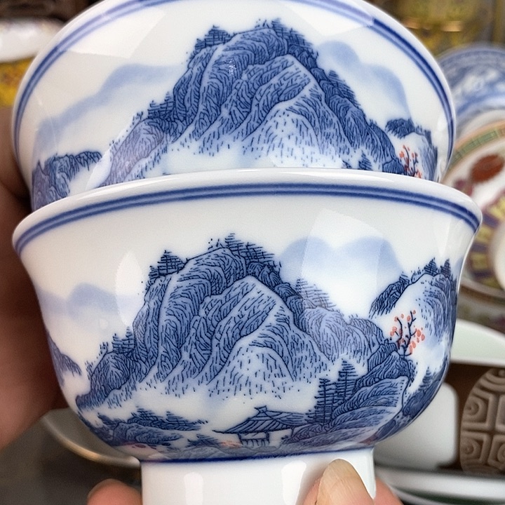 景德镇陶瓷藏式茶碗