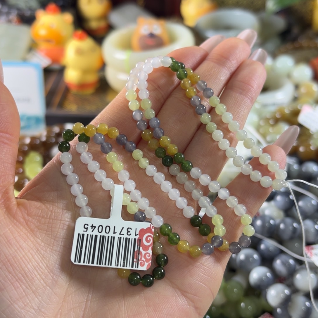 和田玉未镶嵌手串121