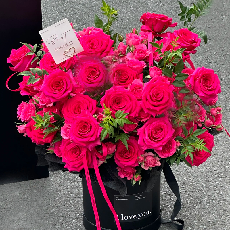 【玫瑰组合】单头玫瑰新鲜鲜花花束云南昆明基地直发速递同城家用