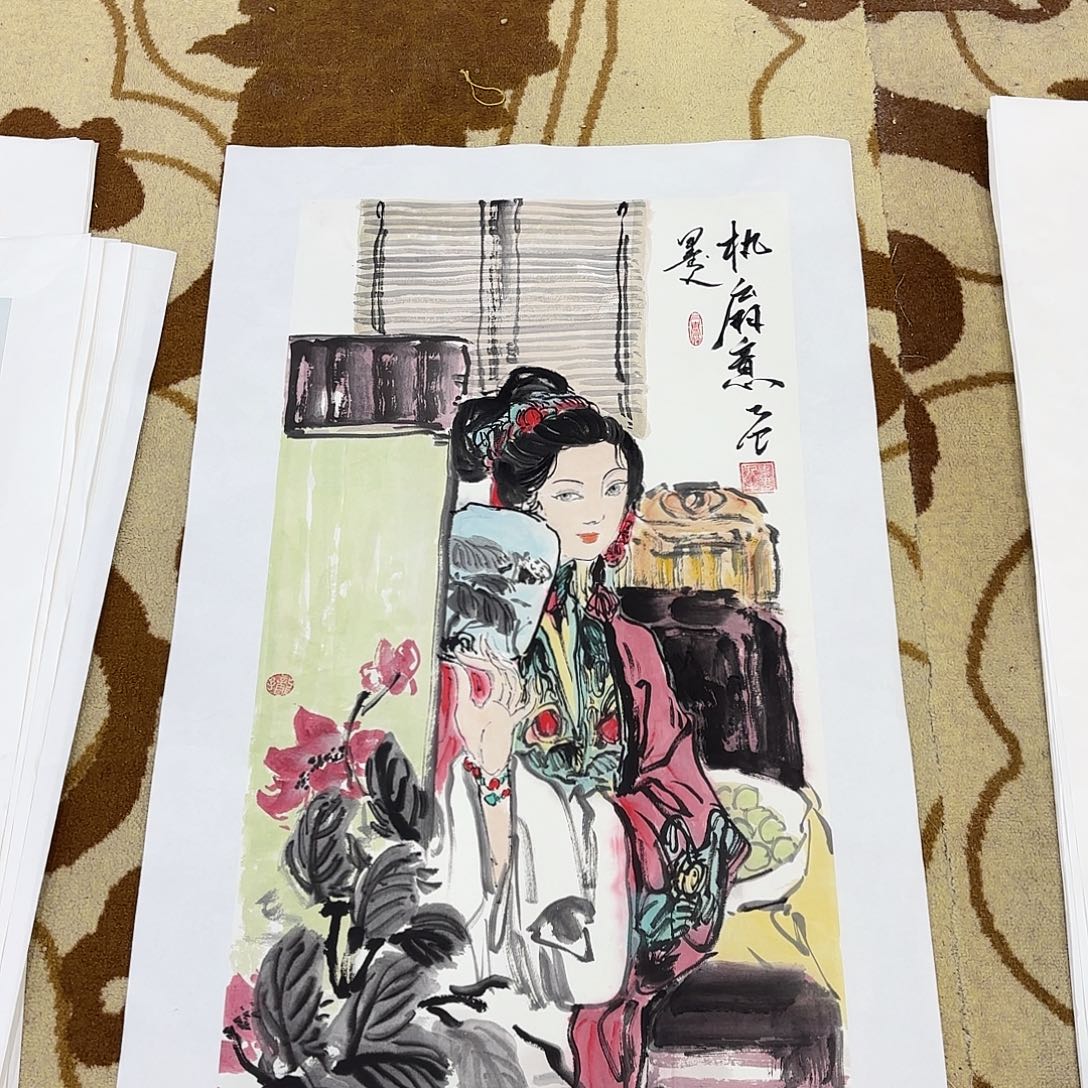 西***雪油画李李李希欣主播