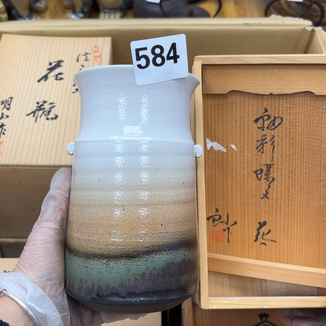 瓷片摆件工艺品摆件666