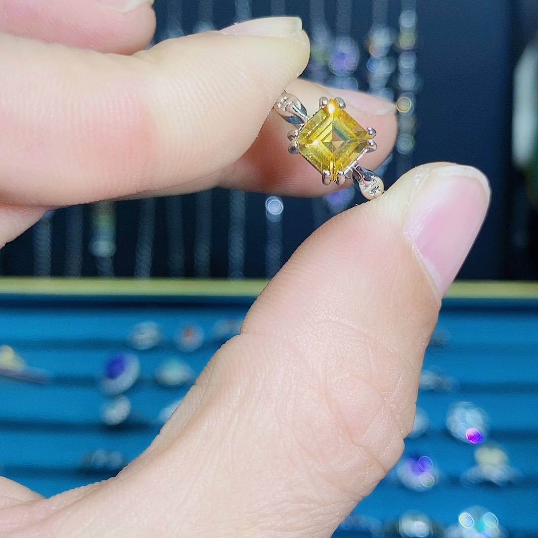 紫晶珠宝半成品银S925镶嵌