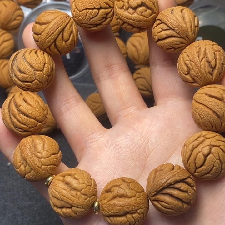 吊坠桃核秦岭山野生桃核