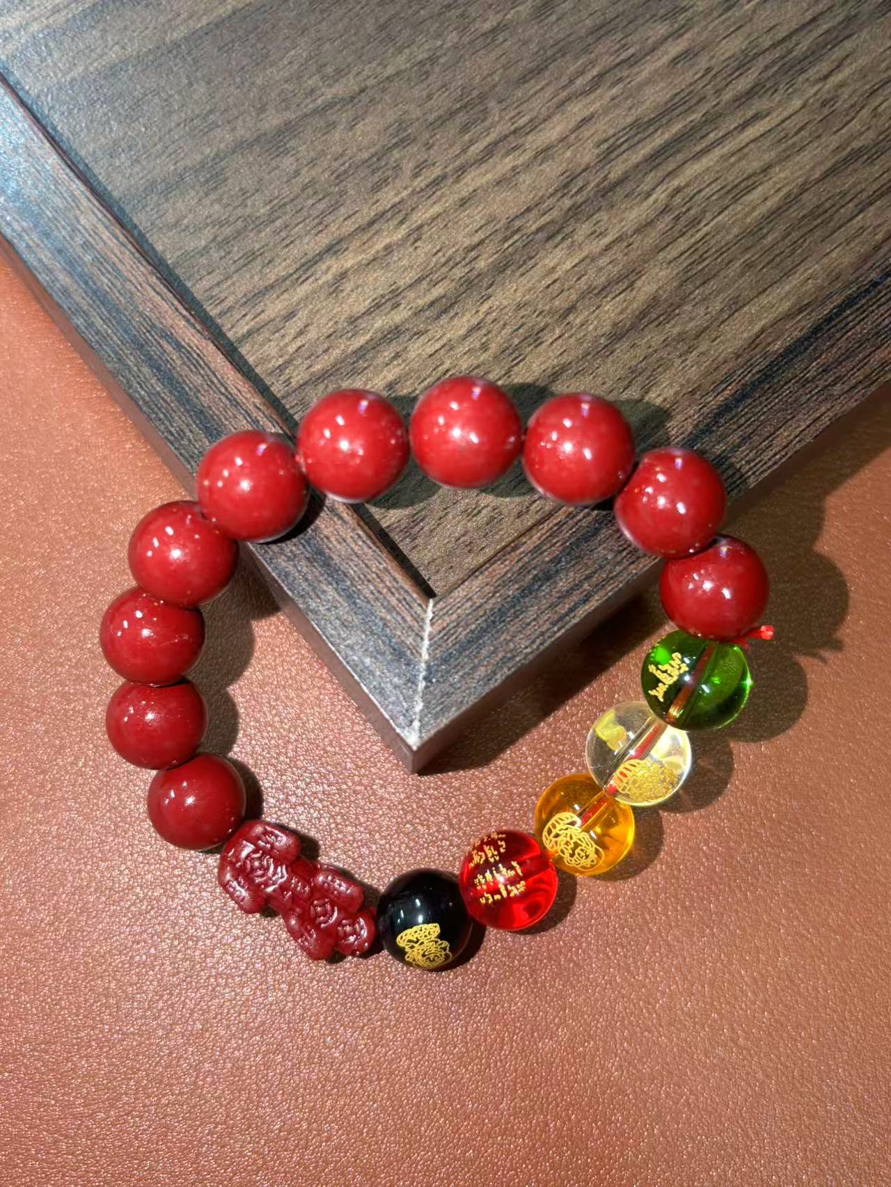 含辰砂工艺品ys-331 精品手串（无礼盒）