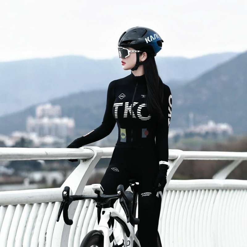 德国超好看骑行服女款2025新款夏季防晒公路自行车速干透气长袖上