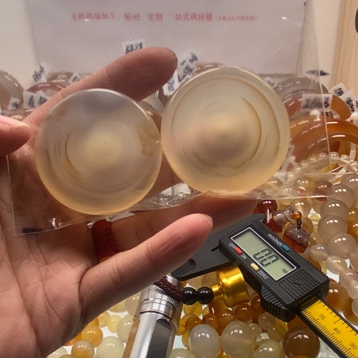 人***节玛瑙/玉髓未镶嵌戒指