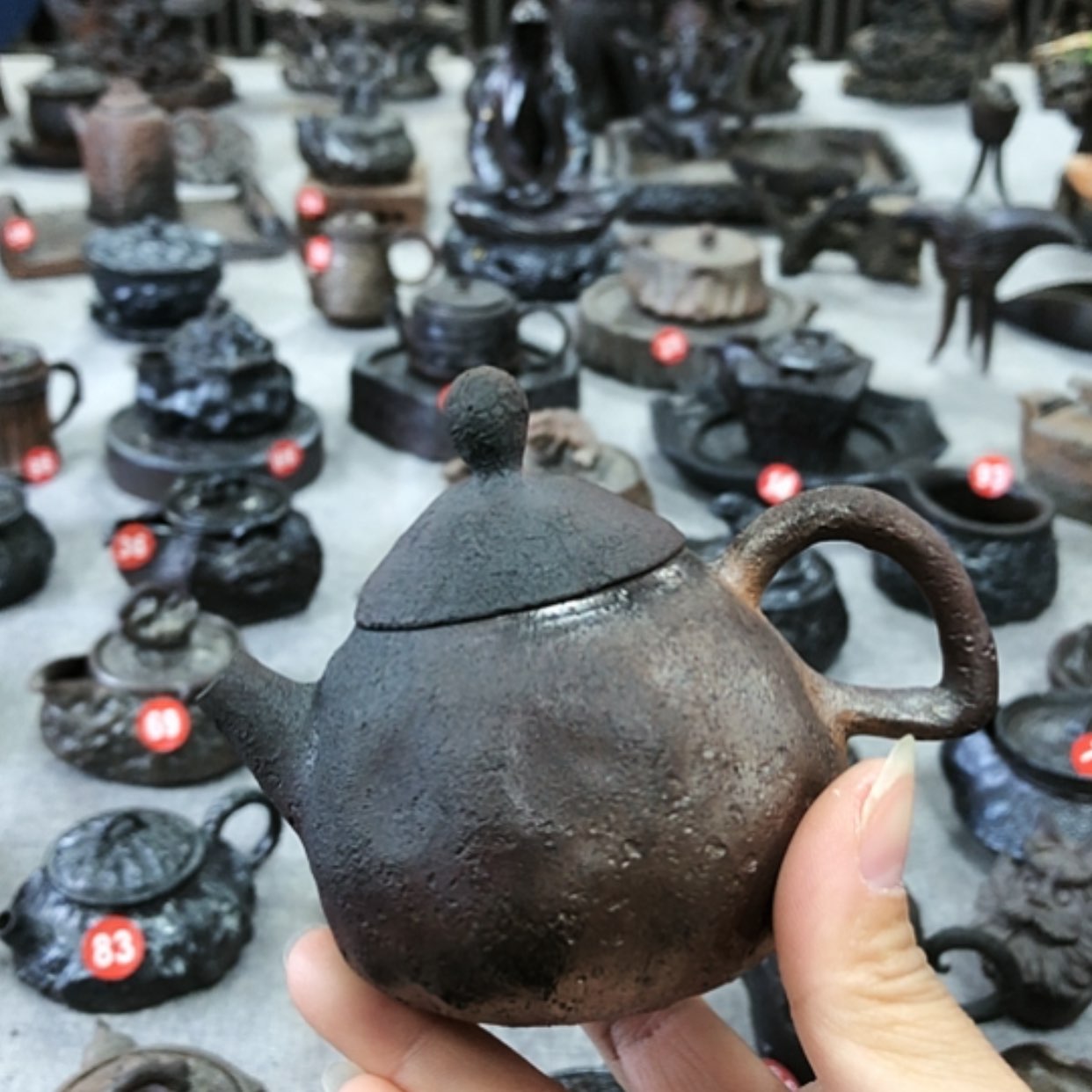 【闪购商品】杯福利壶全手捏柴烧茶器