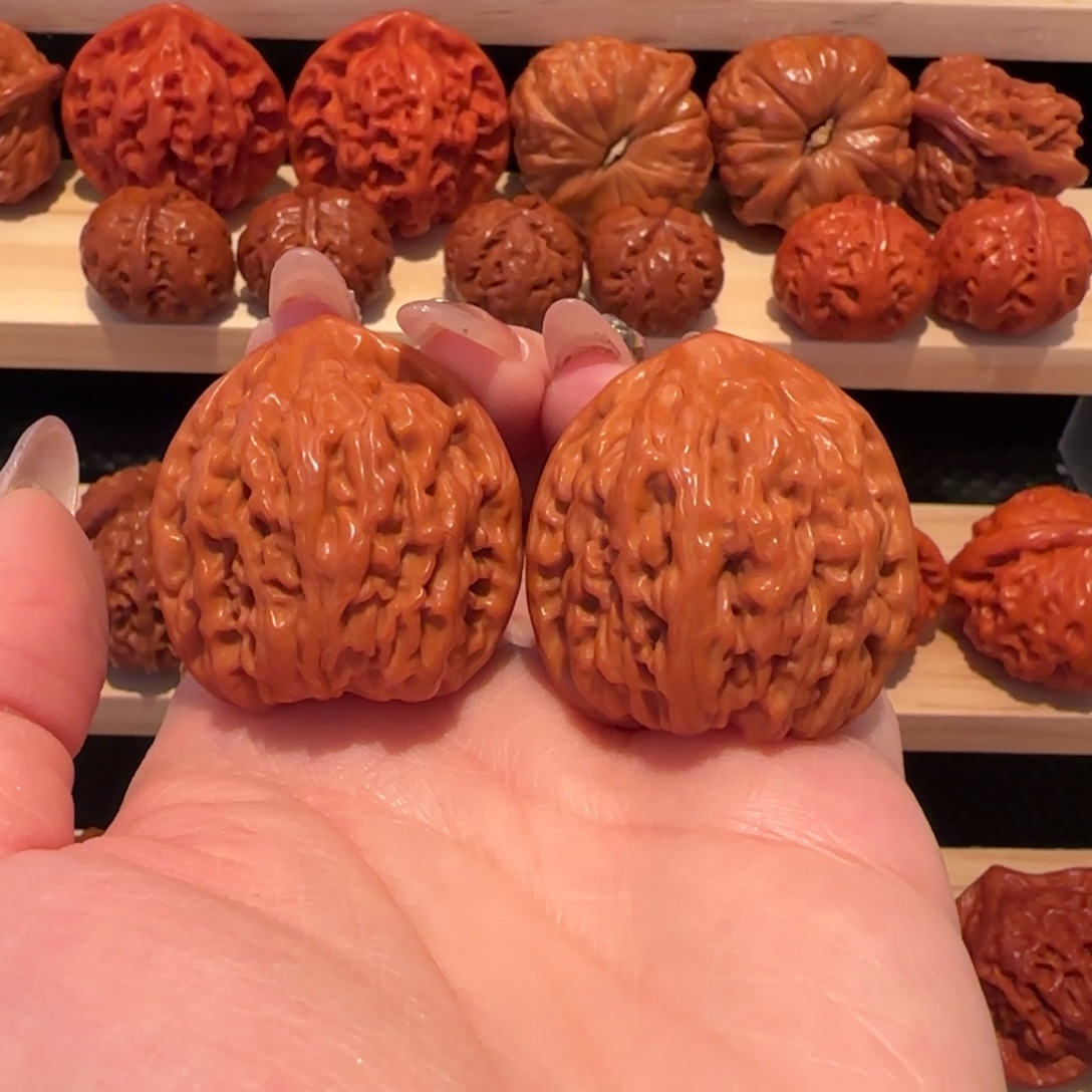 吊坠文玩核桃野生文山35精品2458