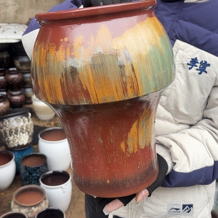 紫砂茶碗侘寂风火炬口径20高度33