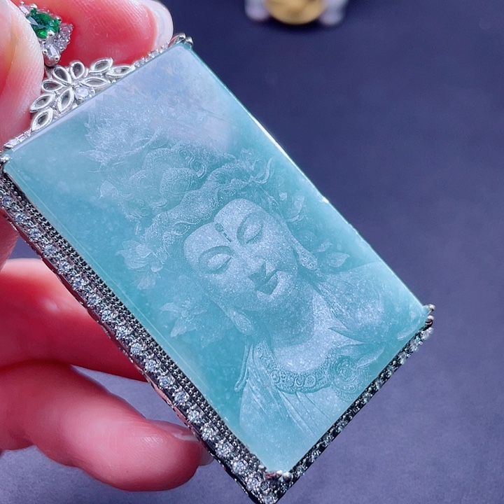 翡翠吊坠(不含链)未镶嵌