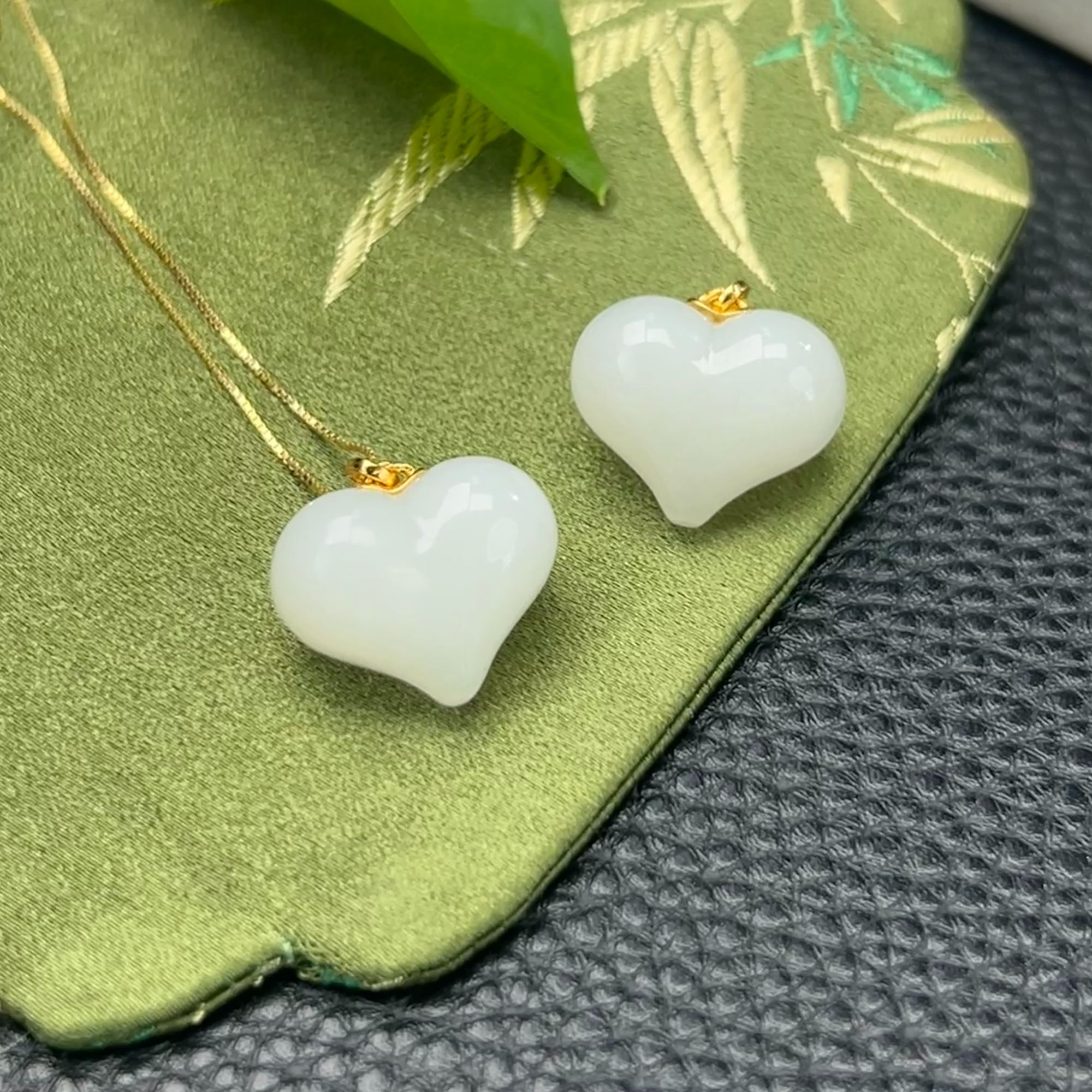 和田玉白玉爱心 多样性发货 拍一发一