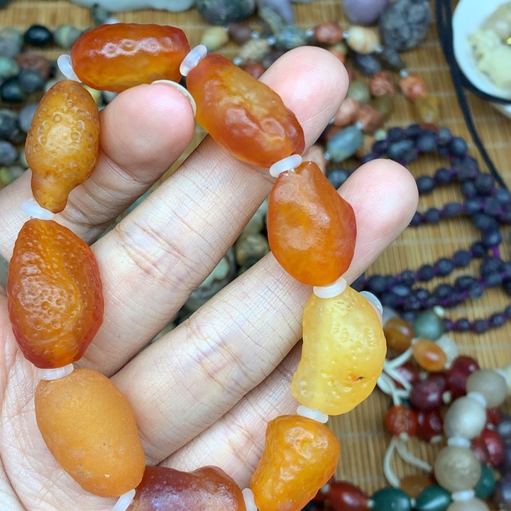 玛瑙/玉髓珠宝半成品未镶嵌擦**眸