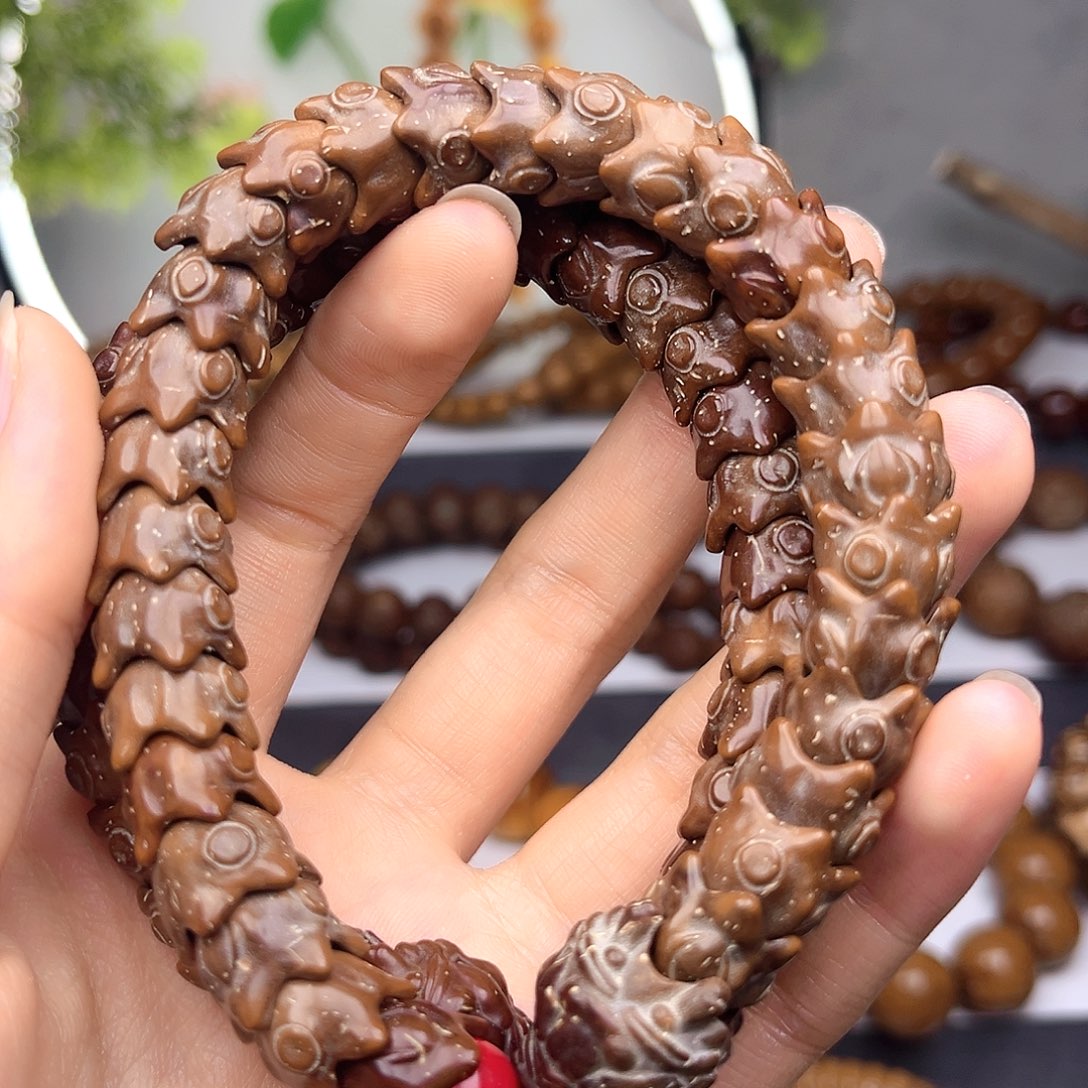 紫金鼠手串【福利款】紫金鼠雕刻龙骨