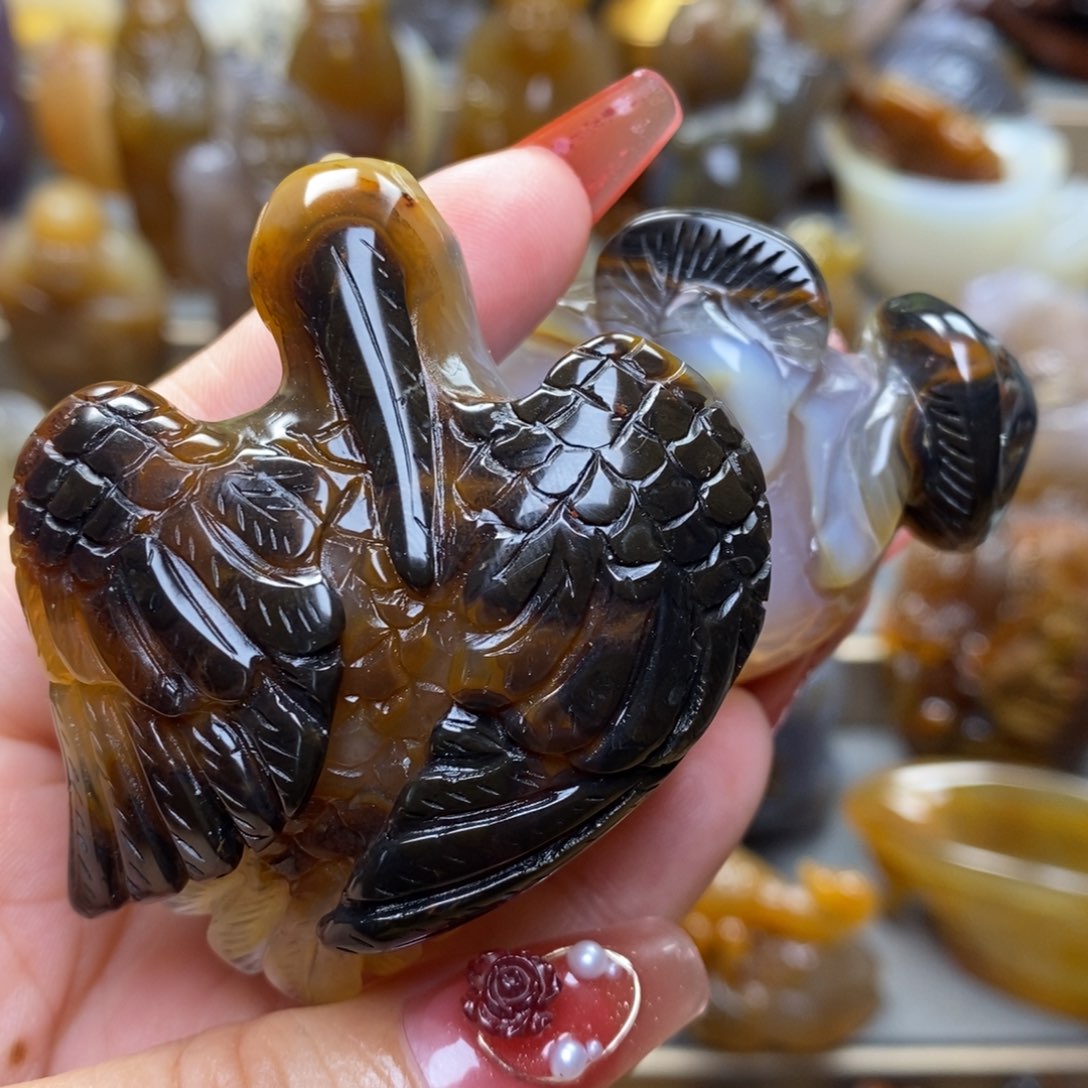 玛瑙/玉髓把件未镶嵌