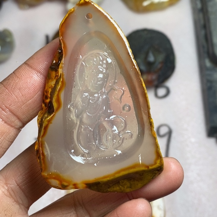 玛瑙/玉髓珠宝奇石未镶嵌童*格
