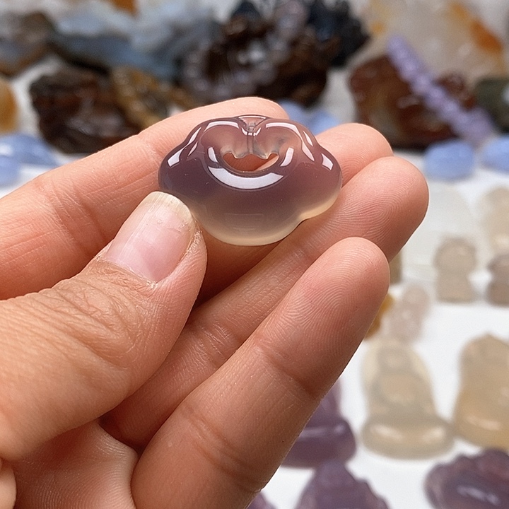 玛瑙/玉髓未镶嵌颈饰