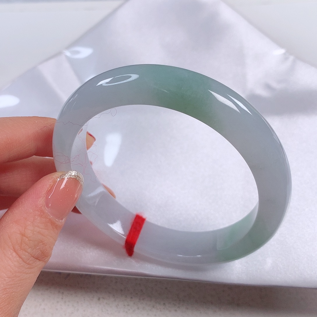 翡翠手镯未镶嵌 正圈⑨⑤