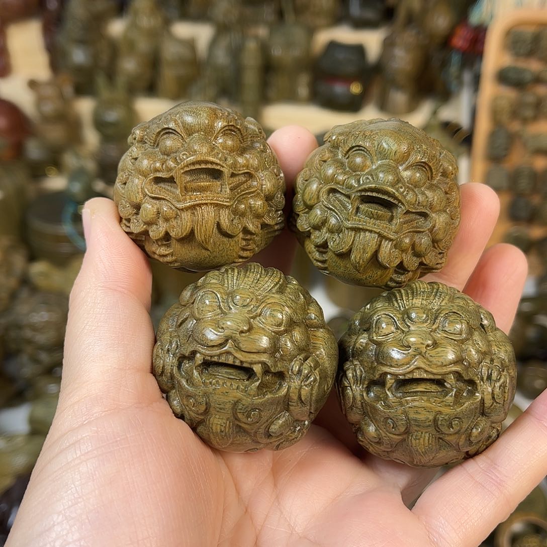 维腊木（绿檀）汐*两对手球