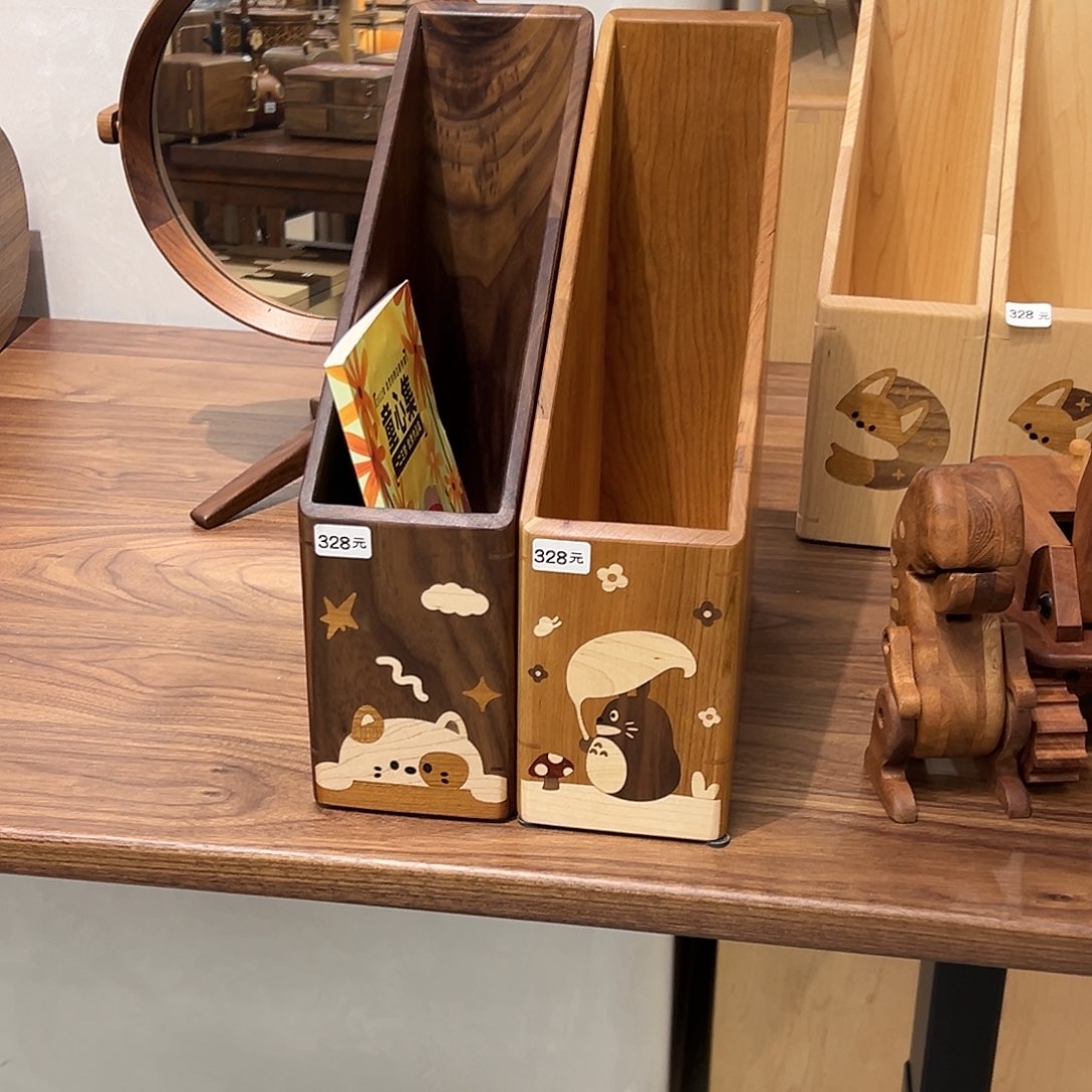 s***笑胡桃木樱桃木文件盒