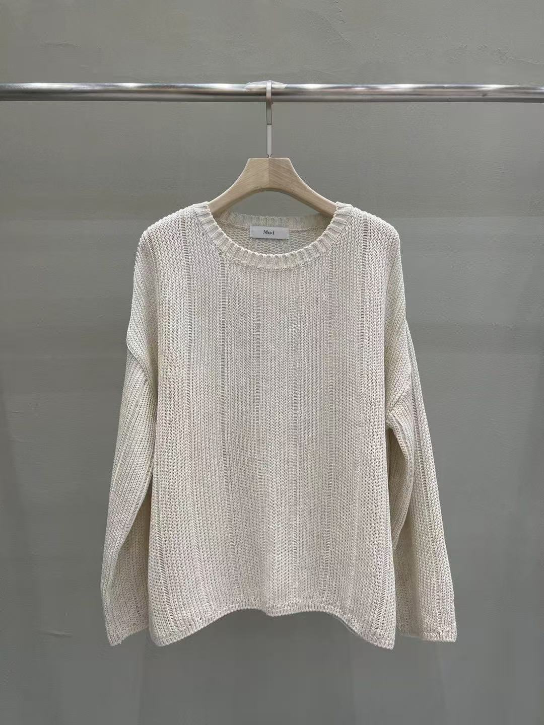 韩版休闲时尚麻罩衫