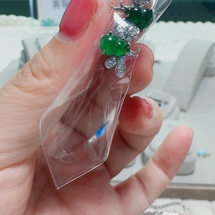 吊坠925银合成立方氧化锆