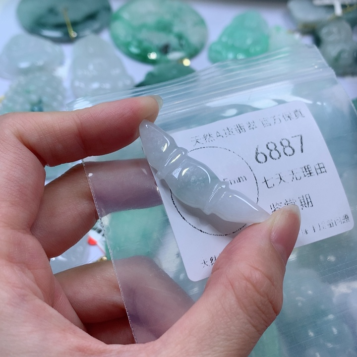 颈饰银S925镶嵌翡翠翡翠