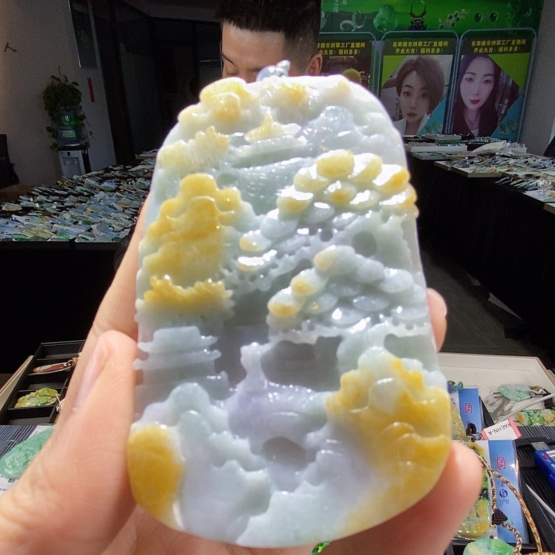 颈饰未镶嵌翡翠翡翠