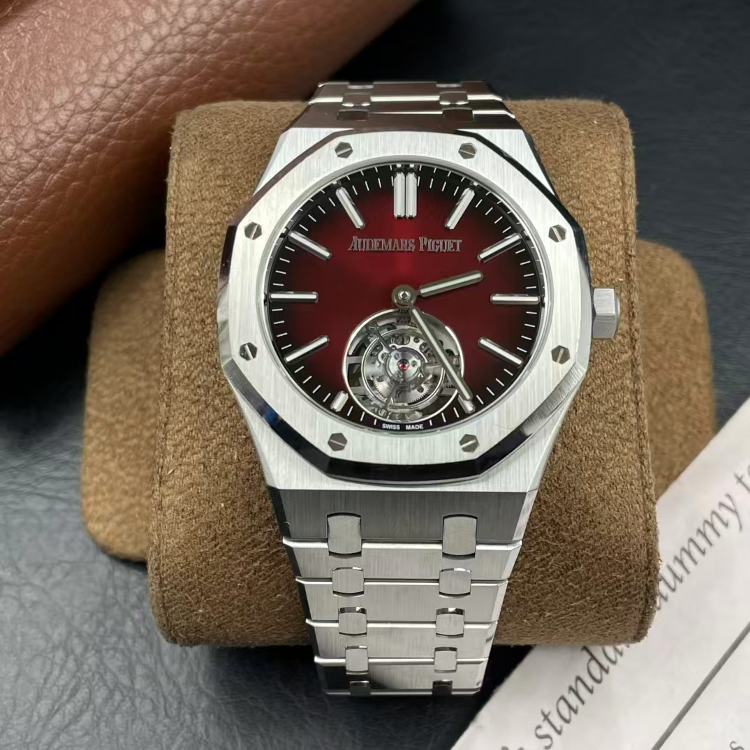 95新 Audemars Piguet/爱彼 劳大/26730st烟熏红盘/41mm/24年全套
