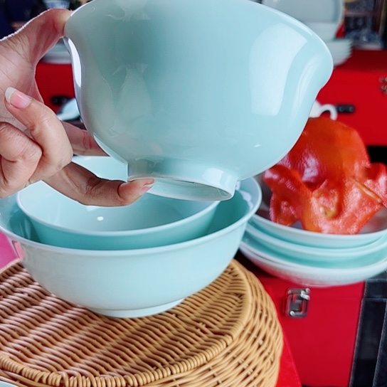 青瓷影青高白泥面碗单只