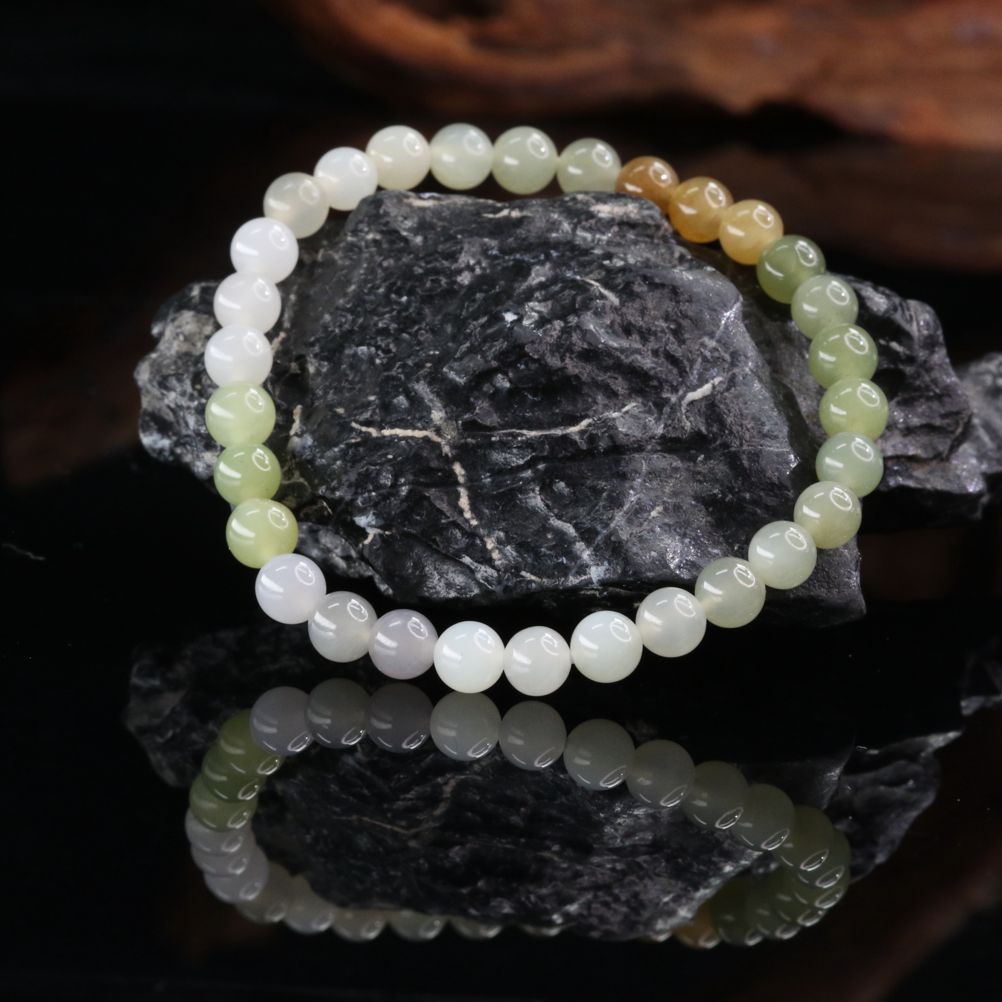 4和田玉多宝手串/400711北京中保拍卖