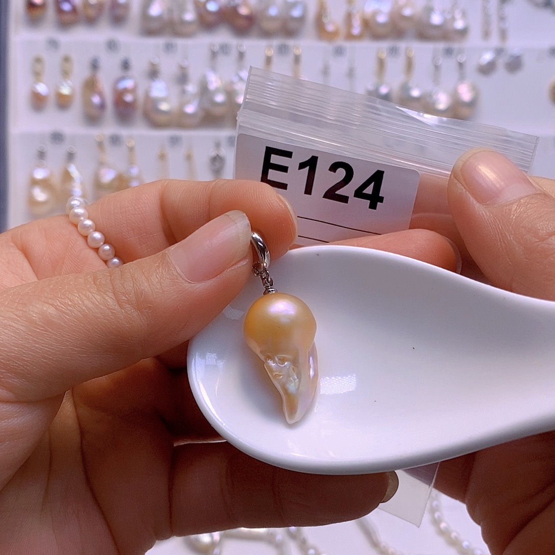 淡水珍珠颈饰银S925镶嵌