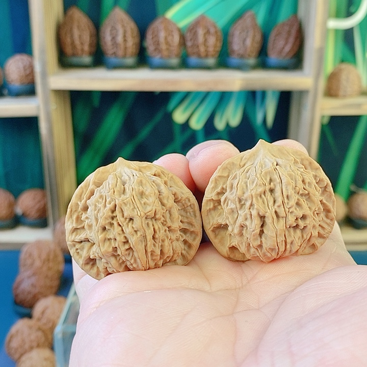 吊坠文玩核桃盘龙纹40尺2号