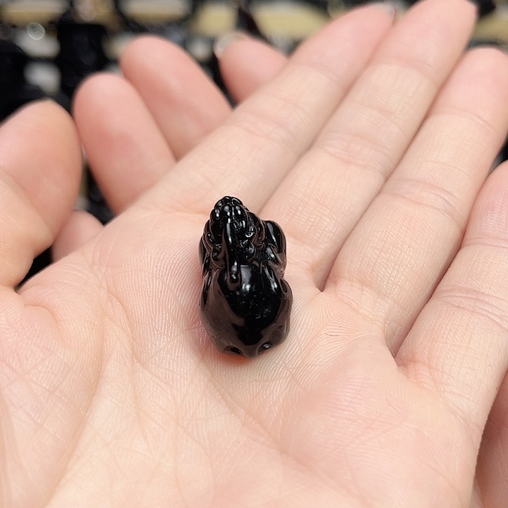 和田玉手链未镶嵌貔貅