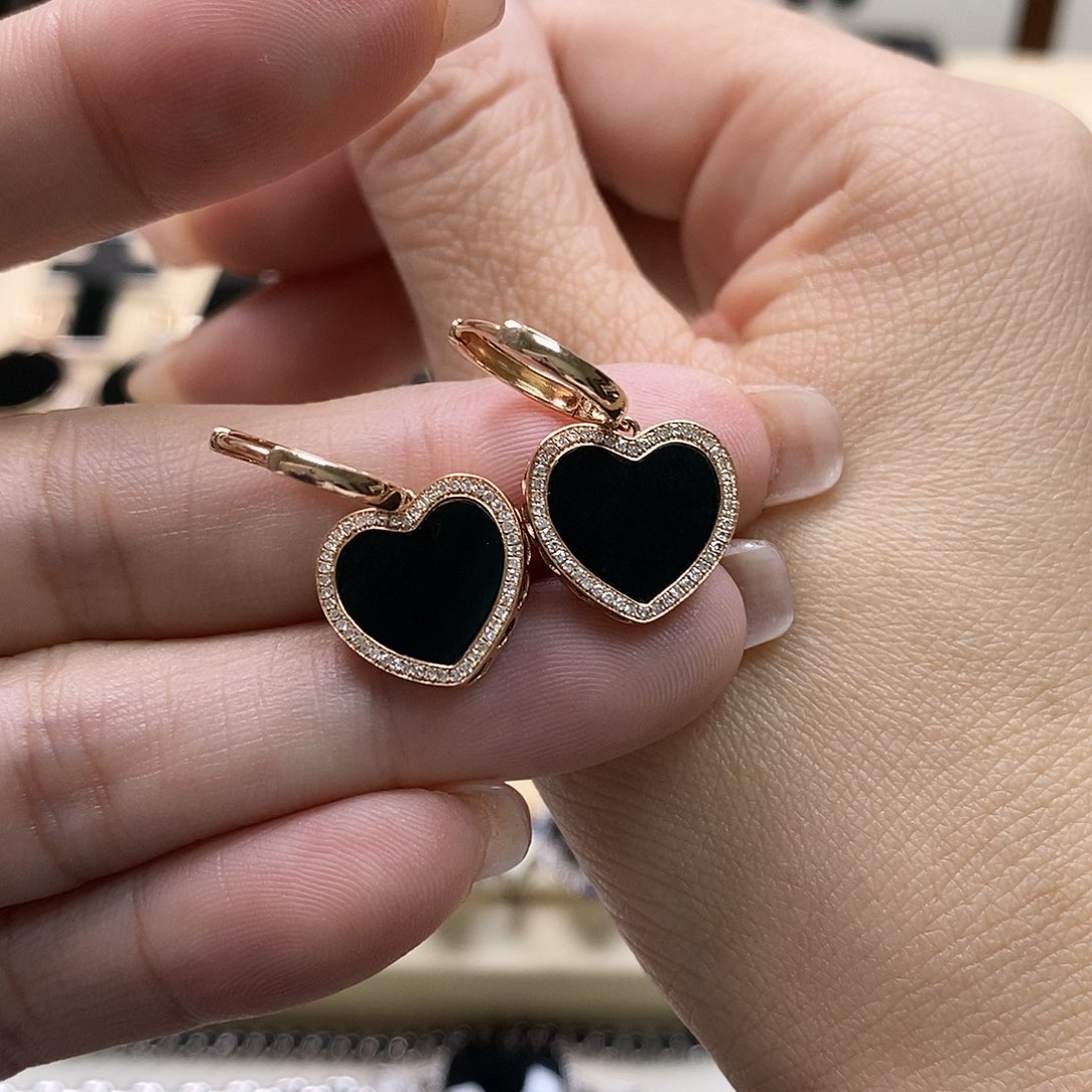 翡翠耳饰18K金镶嵌滨****熙墨翠