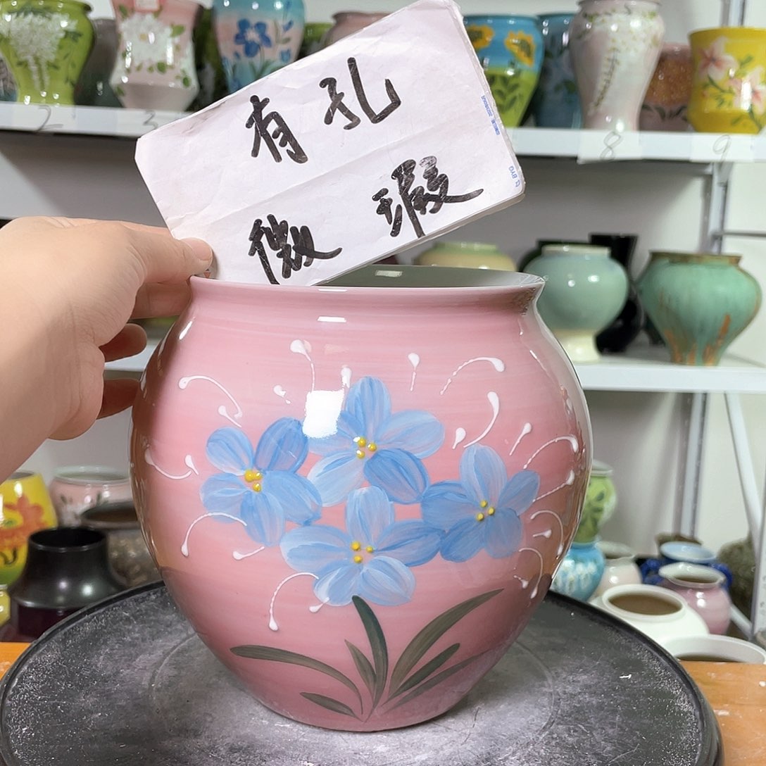 景德镇陶瓷花盆花器暇256