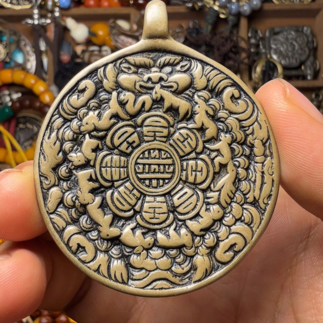 菩提根/象牙果吊坠九宫