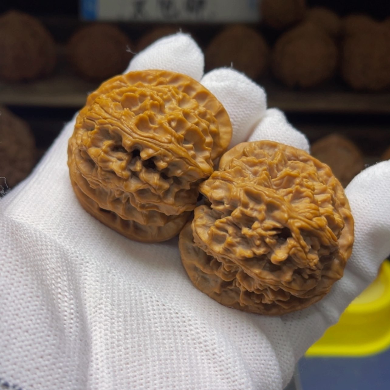 【闪购商品】核桃把件43尺寸苹果园