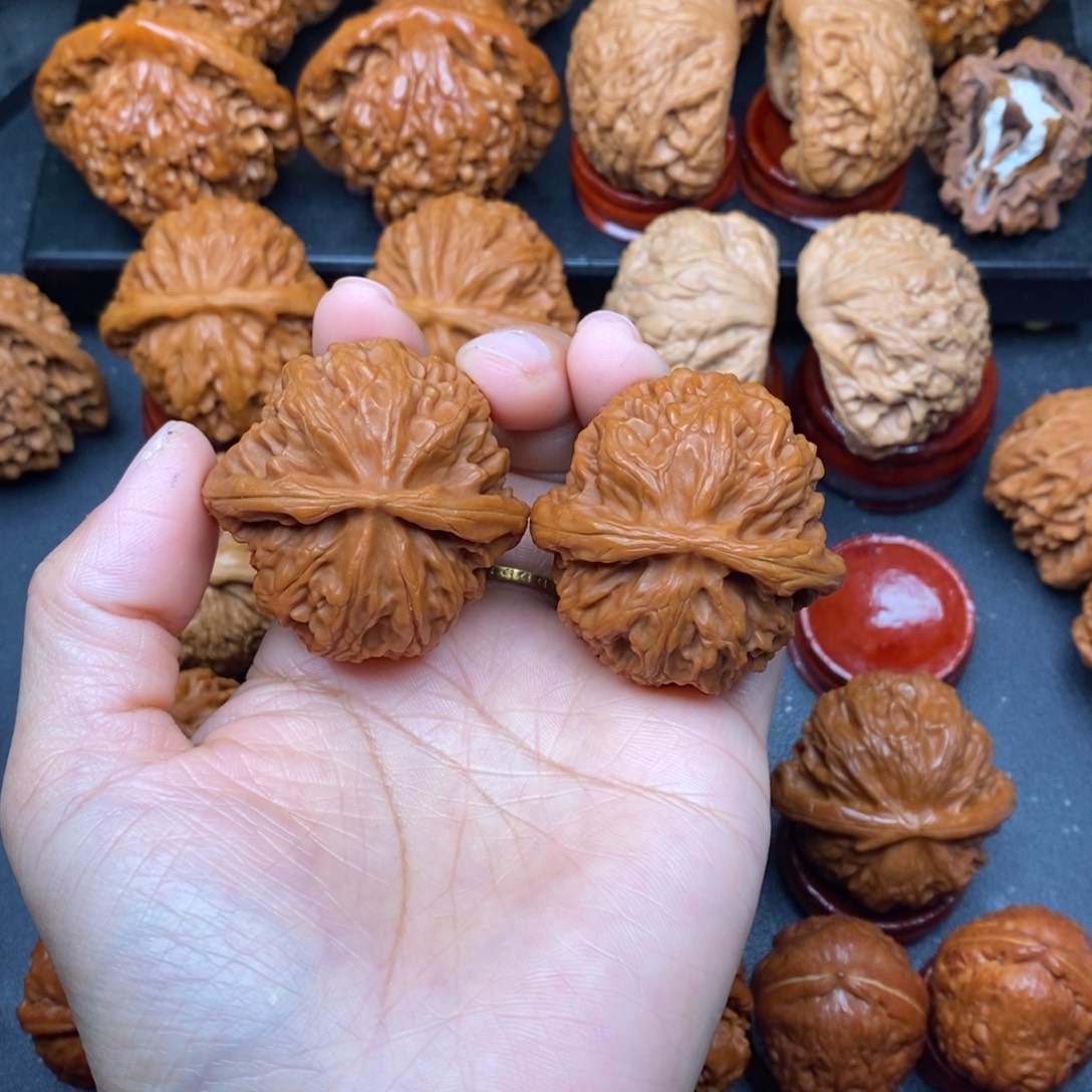 文玩核桃把件42宫灯