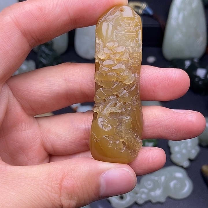 未镶嵌和田玉挂件