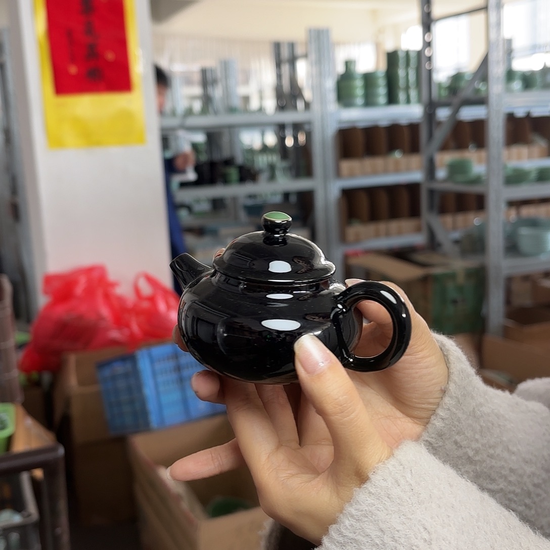 龙泉云间青瓷小米茶器