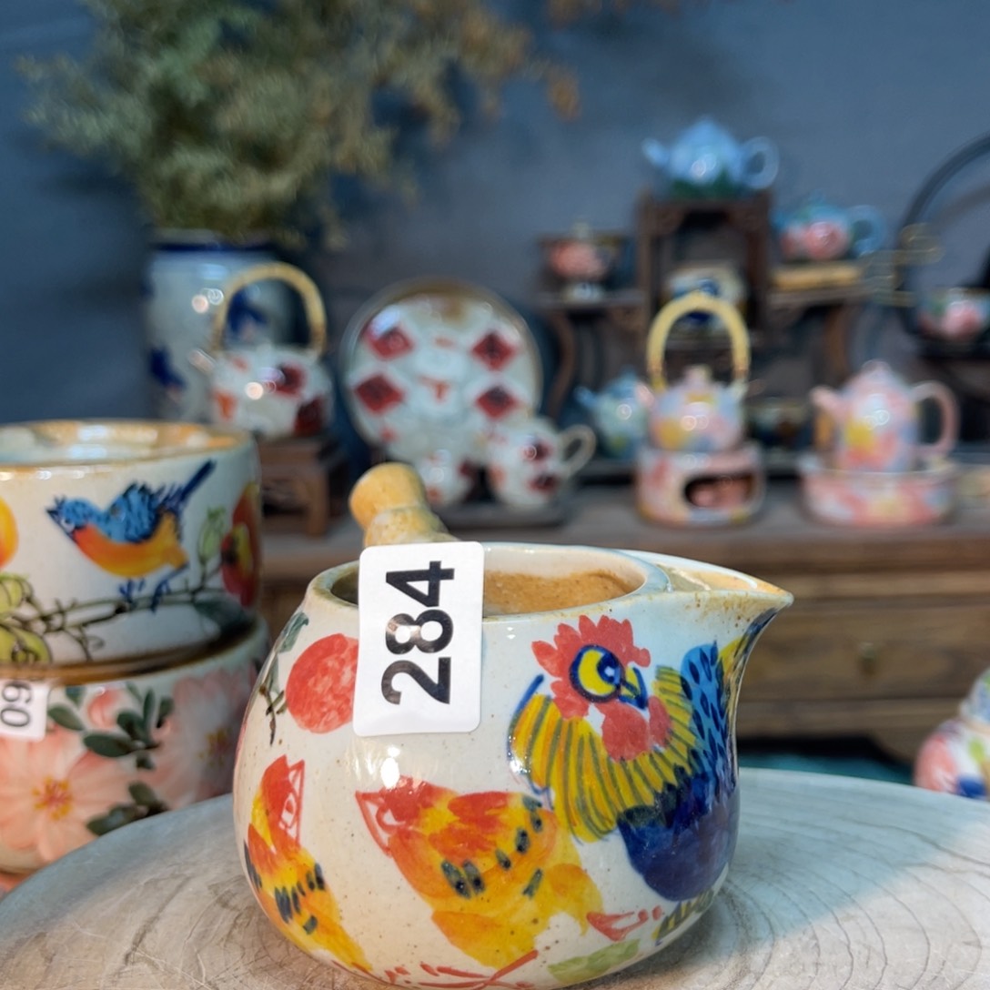 杯素浅陶瓷手工手绘