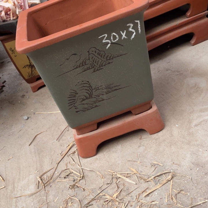 紫砂花盆紫砂花盆