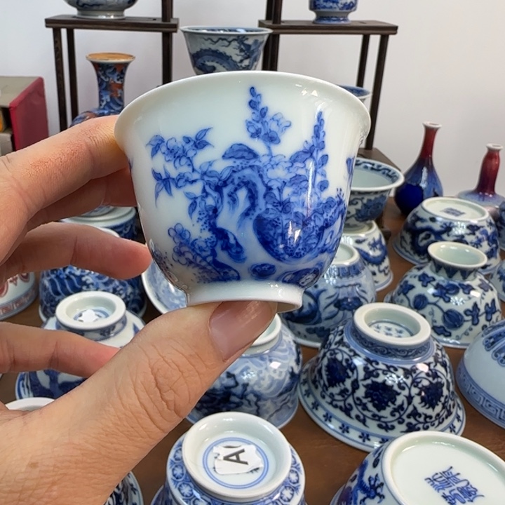 陶杯子景德镇陶瓷手工艺陶瓷杯11111