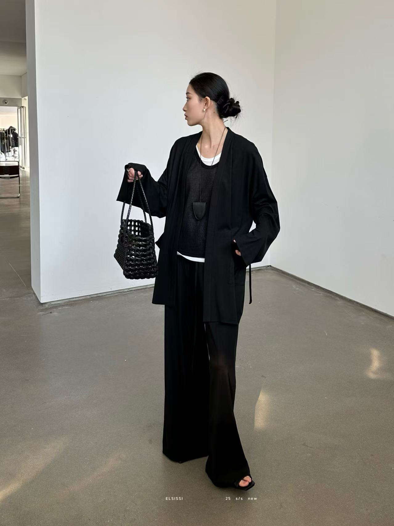 福秒-莱塞尔的～慵懒舒适型百搭外套（E8518#）ELSISSI