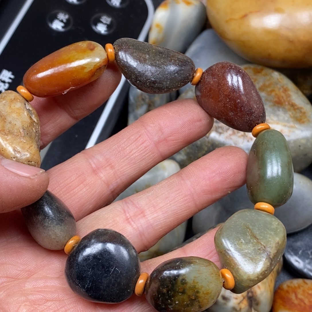 和田玉挂件银S925镀金镶嵌