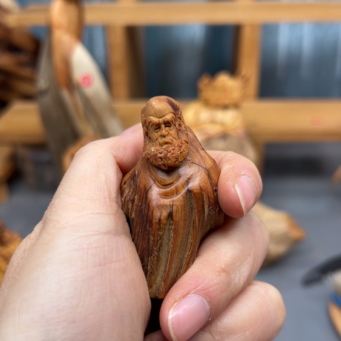 柏木崖柏木摆件手把件，80