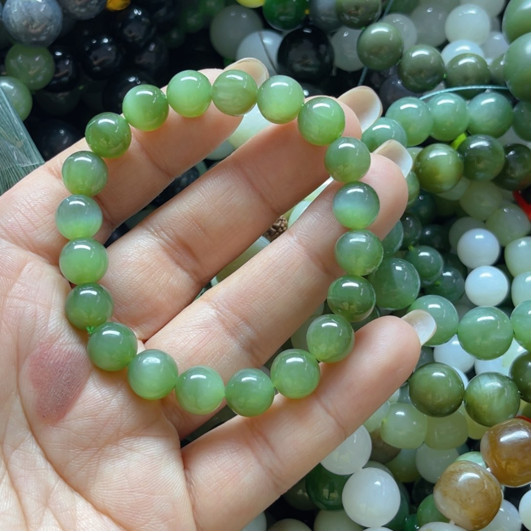 和田玉手链未镶嵌